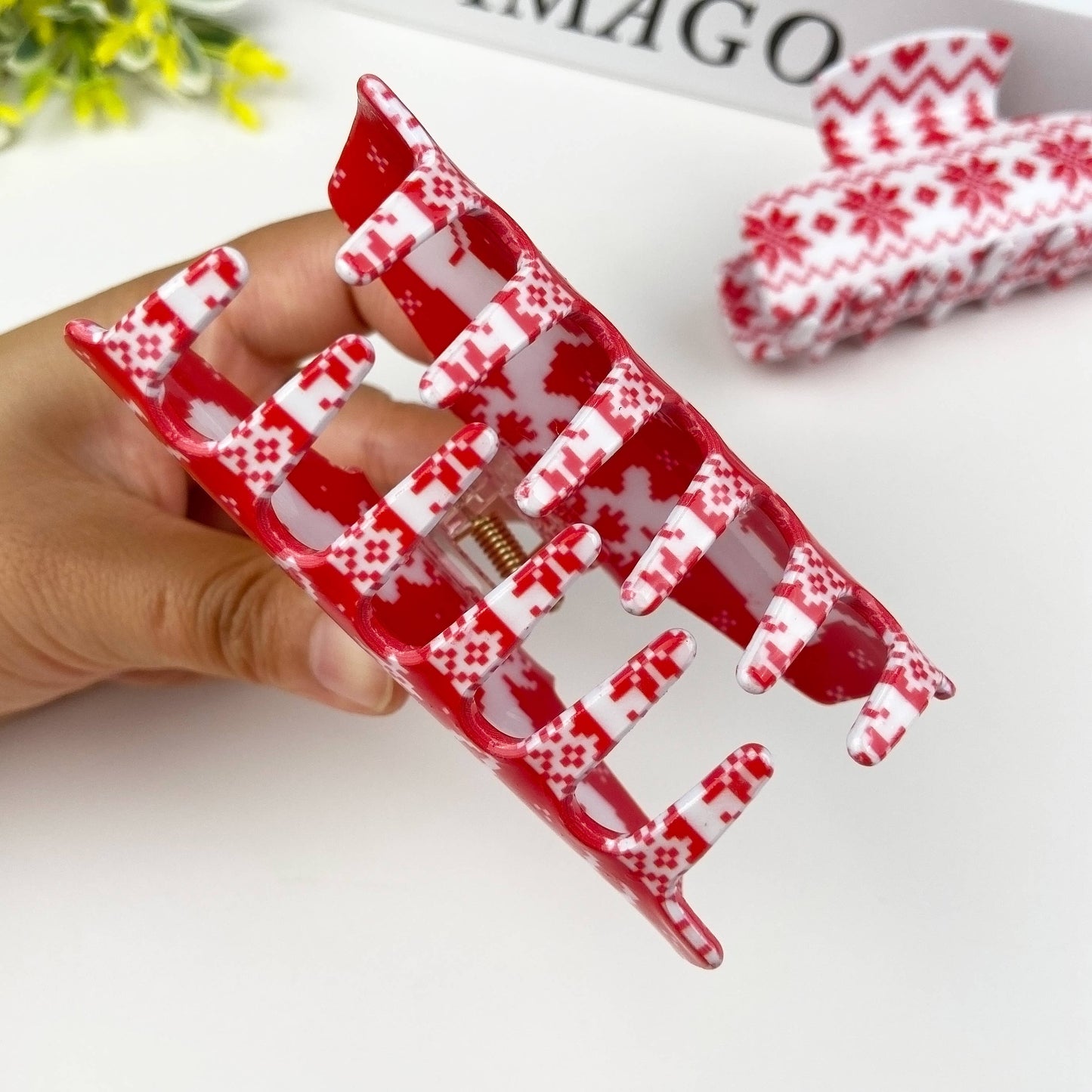 Christmas cute sweet hair clip elk