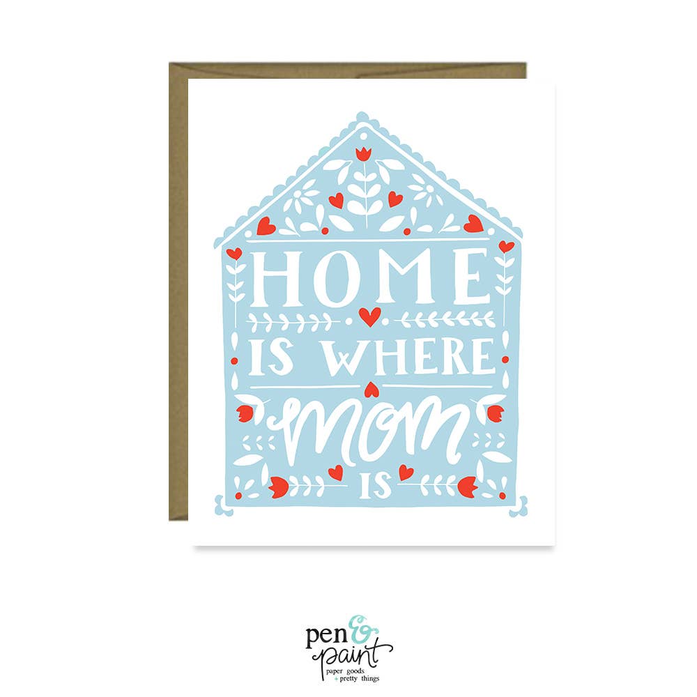 Home Is Where Mom Is Mother's Day Card
