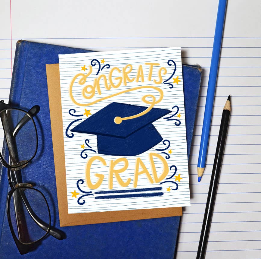 Congrats Grad, Graduation Card, High School, College