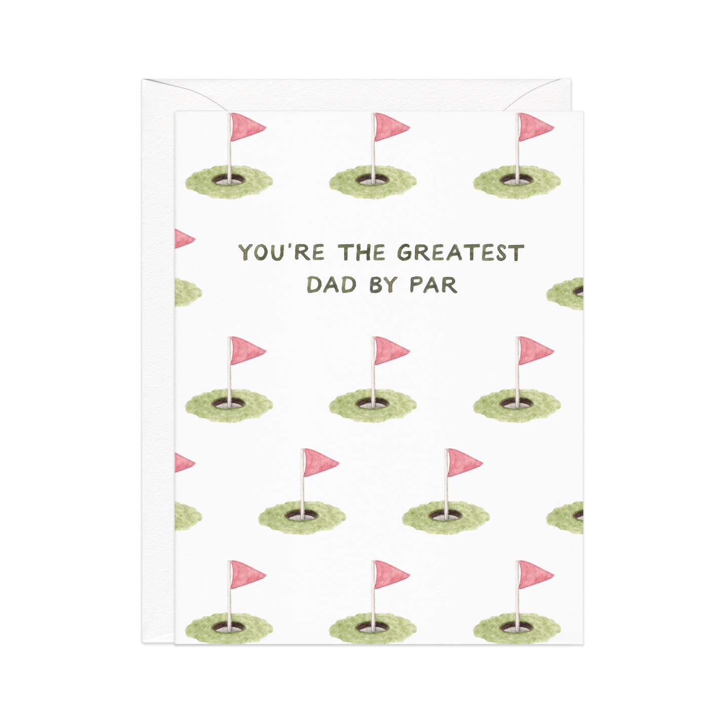 Best Dad By Par — Golf Pun Father's Day Card