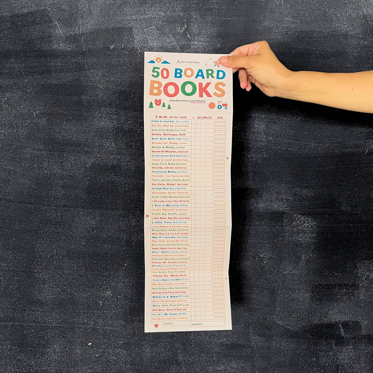 50 Board Books: A Checklist to Start to a Love of Reading