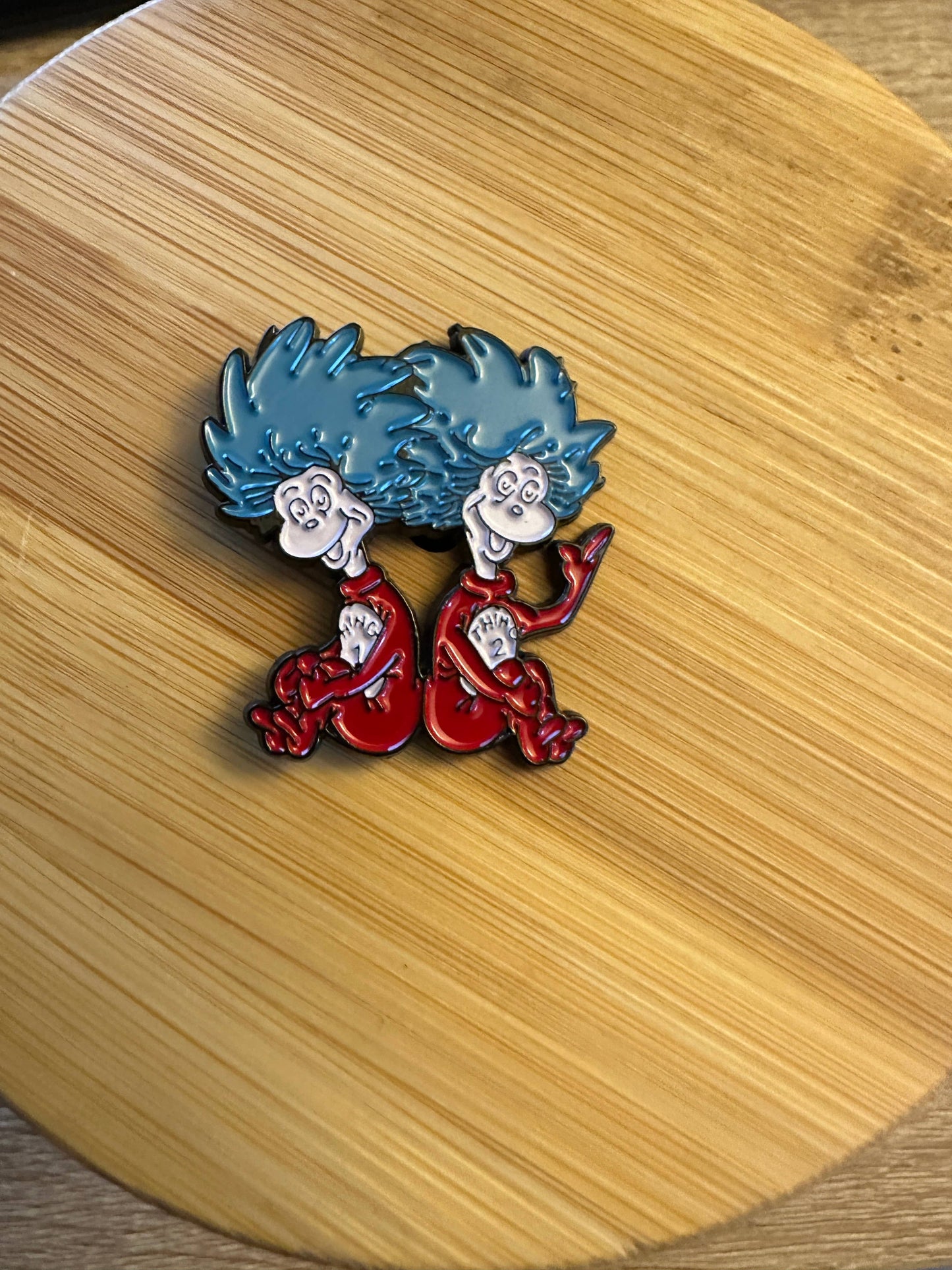 Thing One and Thing Two Pin - Dr. Seuss - Cat in the Hat
