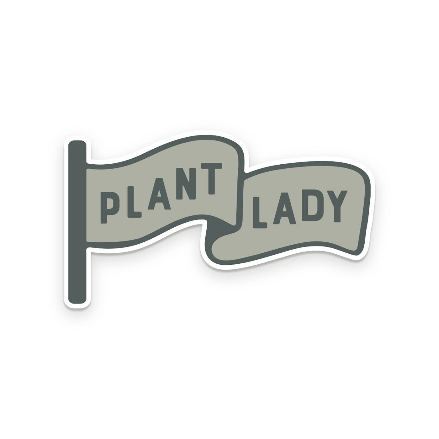 Plant Lady Flag Sticker
