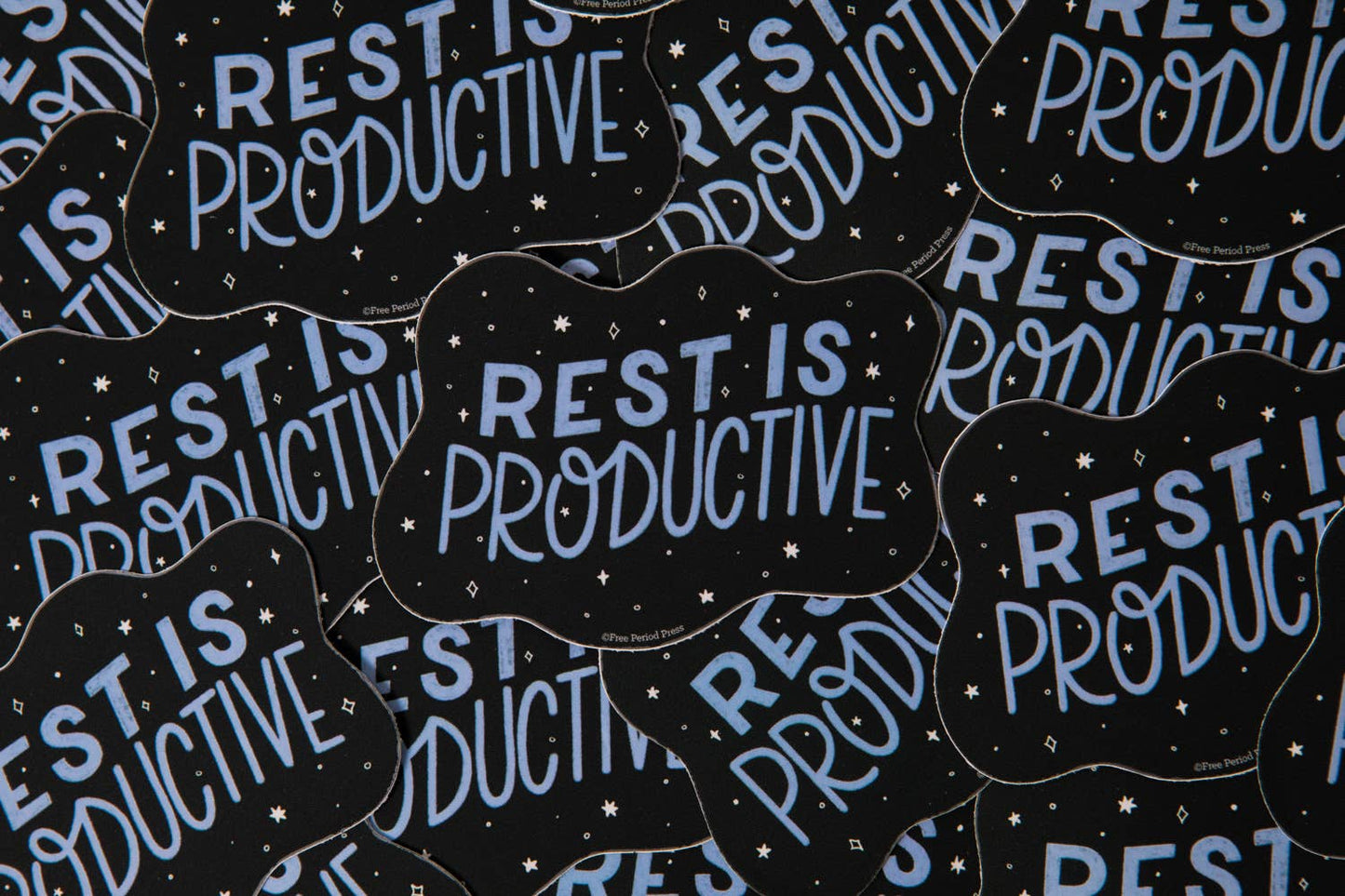 Rest is Productive Vinyl Decal Sticker