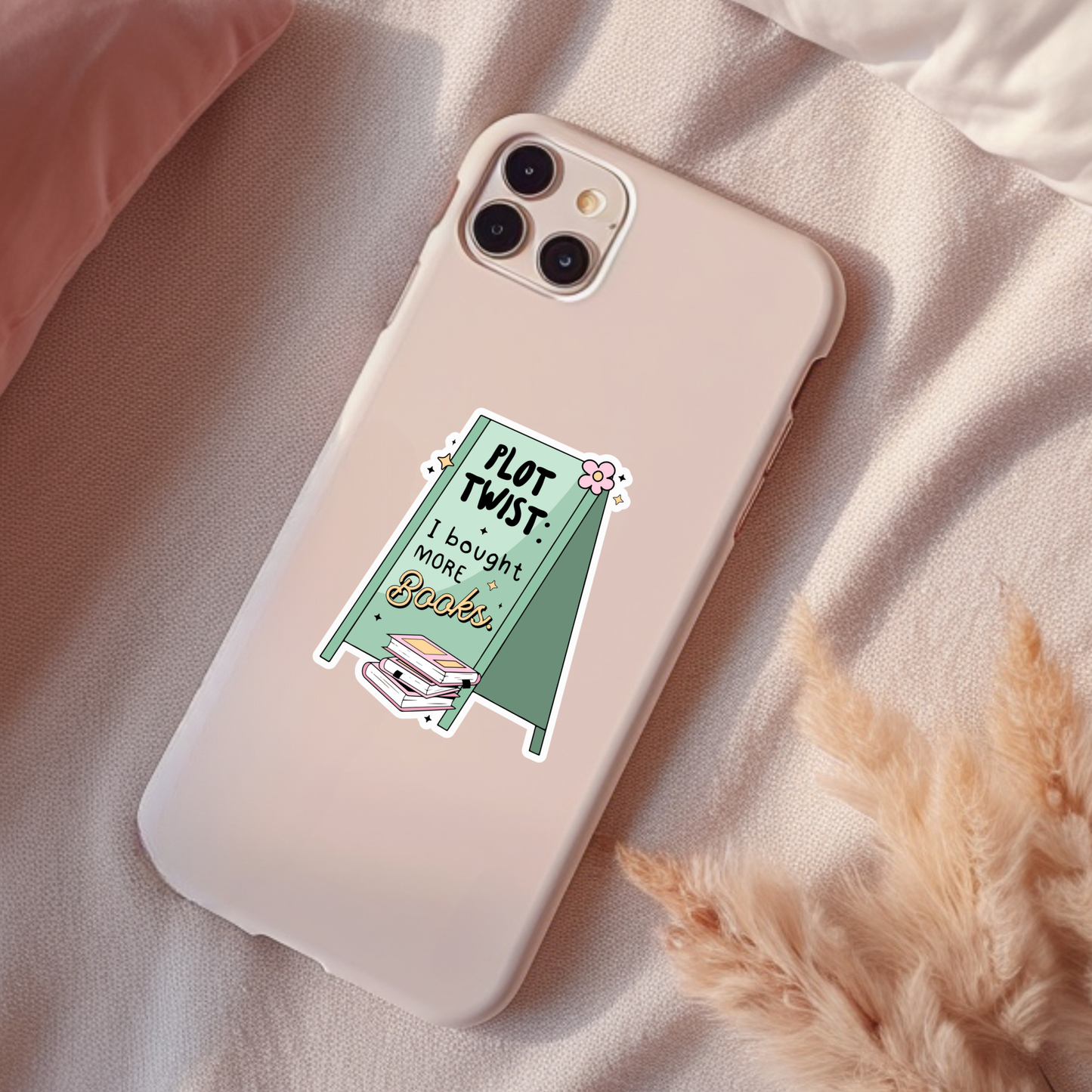 Plot Twist Vinyl Sticker