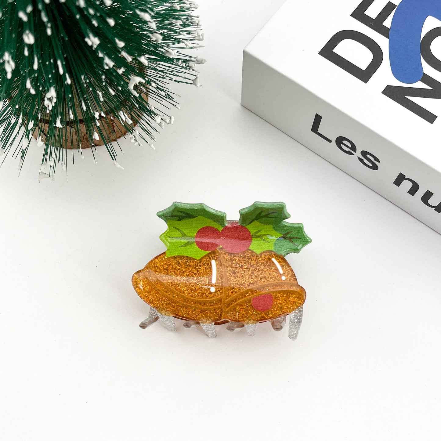 Christmas Series Claw Clip, Winter Hair Clip