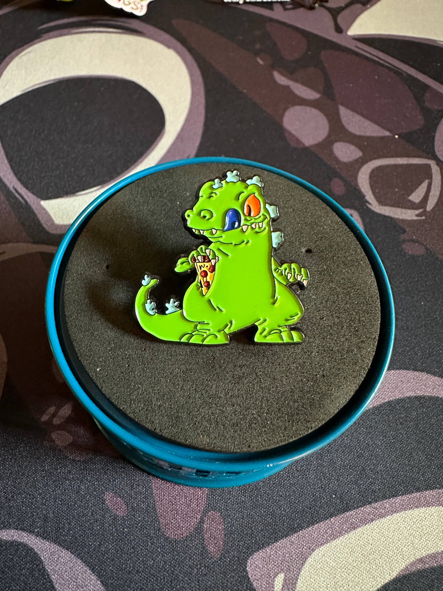 Reptar - Rugrats - Dinosaur Eating Pizza Pin