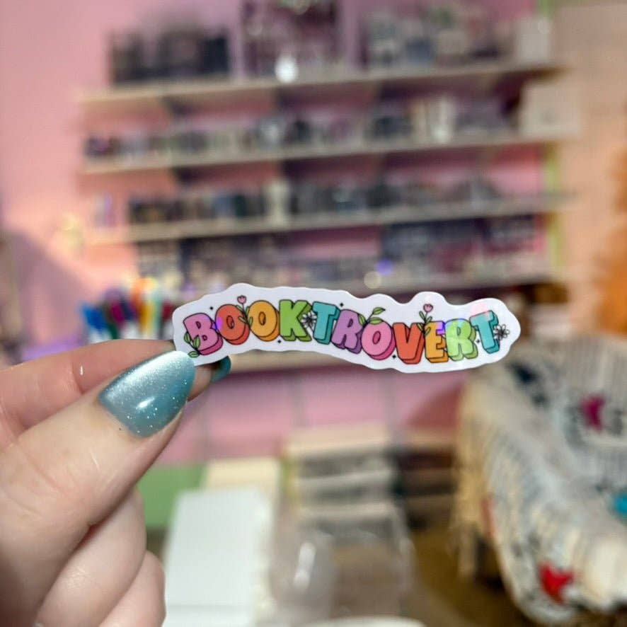Booktrovert Sticker