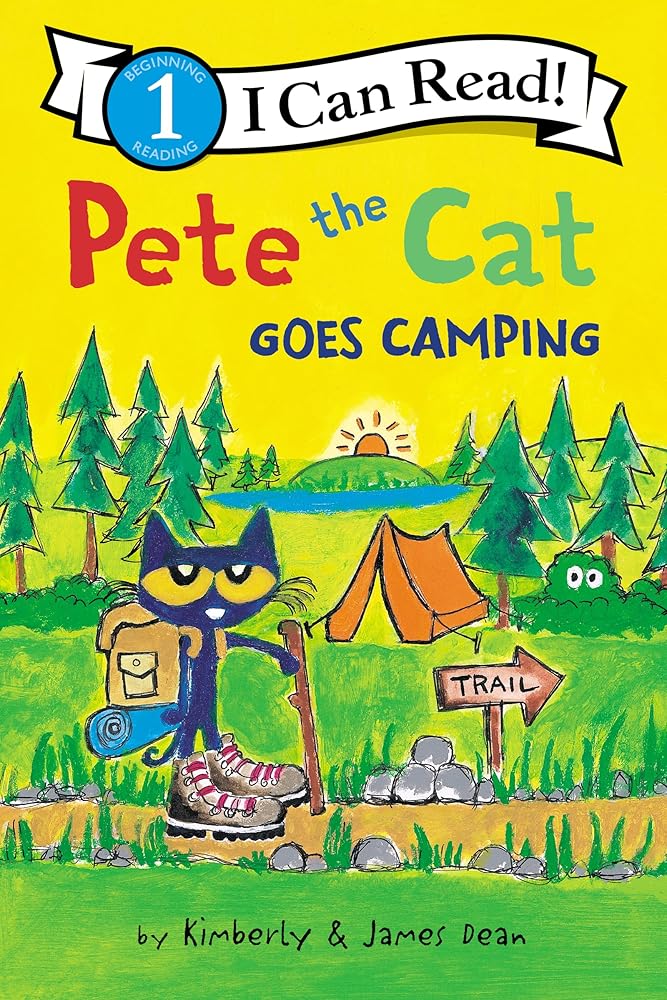 Pete the Cat Goes Camping (I Can Read Level 1) cover image