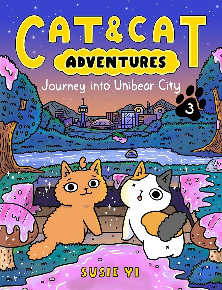 Cat & Cat Adventures: Journey into Unibear City: A Graphic Novel (Cat & Cat Adventures, 3) cover image