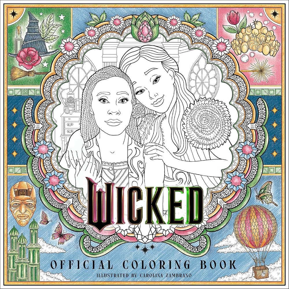 Wicked Official Coloring Book: (Universal Pictures Wicked) cover image
