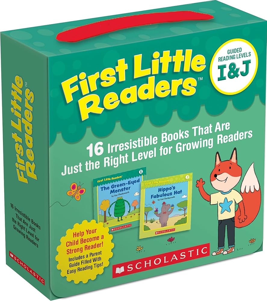 First Little Readers: Guided Reading Levels I & J (Parent Pack): 16 Irresistible Books That Are Just the Right Level for Growing Readers cover image