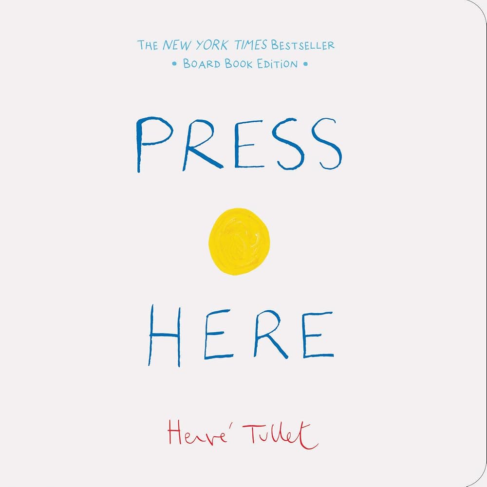 Press Here (Herve Tullet) cover image