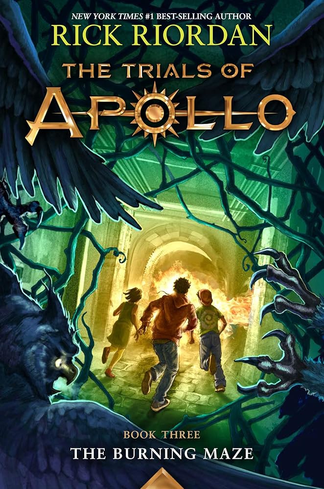 Burning Maze, The-Trials of Apollo, The Book Three cover image
