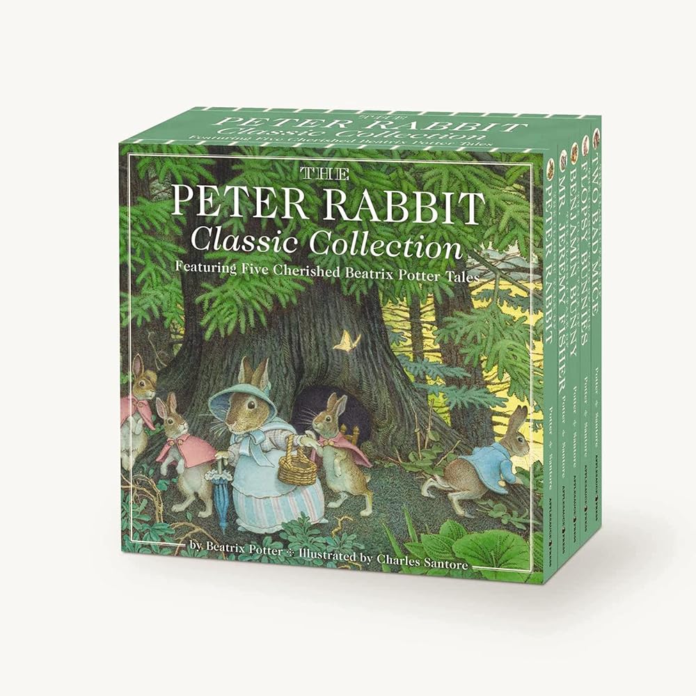 The Peter Rabbit Classic Collection (The Revised Edition): A Board Book Box Set Including Peter Rabbit, Jeremy Fisher, Benjamin Bunny, Two Bad Mice, and Flopsy Bunnies (Beatrix Potter Collection) cover image