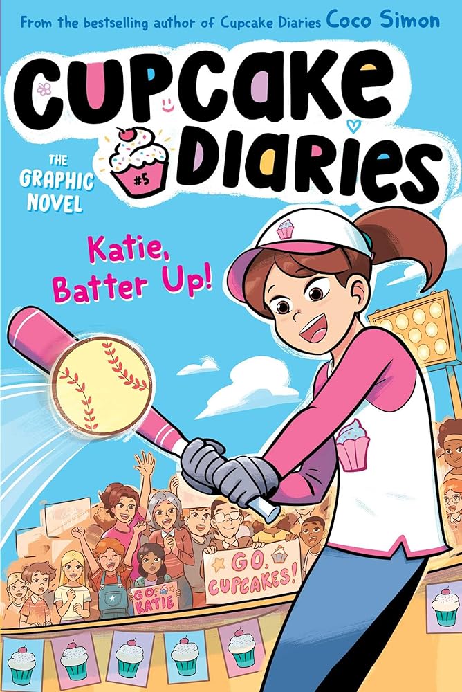 Katie, Batter Up! The Graphic Novel (5) (Cupcake Diaries: The Graphic Novel) cover image