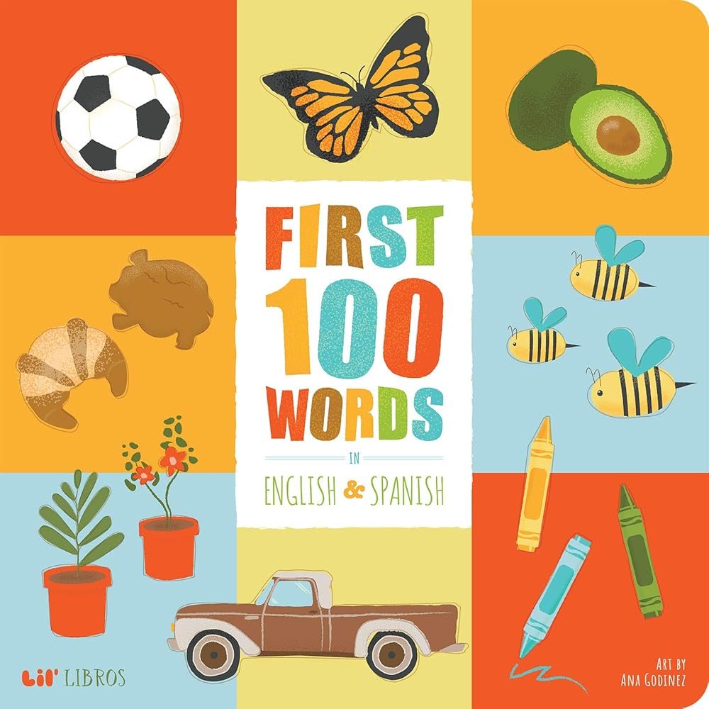 First 100 Words in English and Spanish (Lil' Libros) cover image