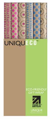 Eco-friendly Kraft wrapping paper (42 rolls) FSC™ Recyled
