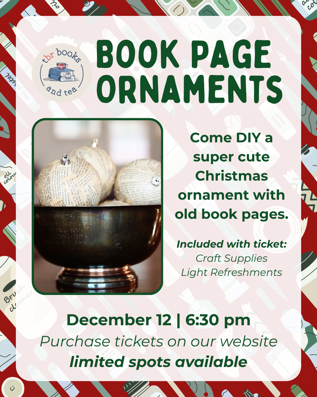 Book Ornaments 12/12/25