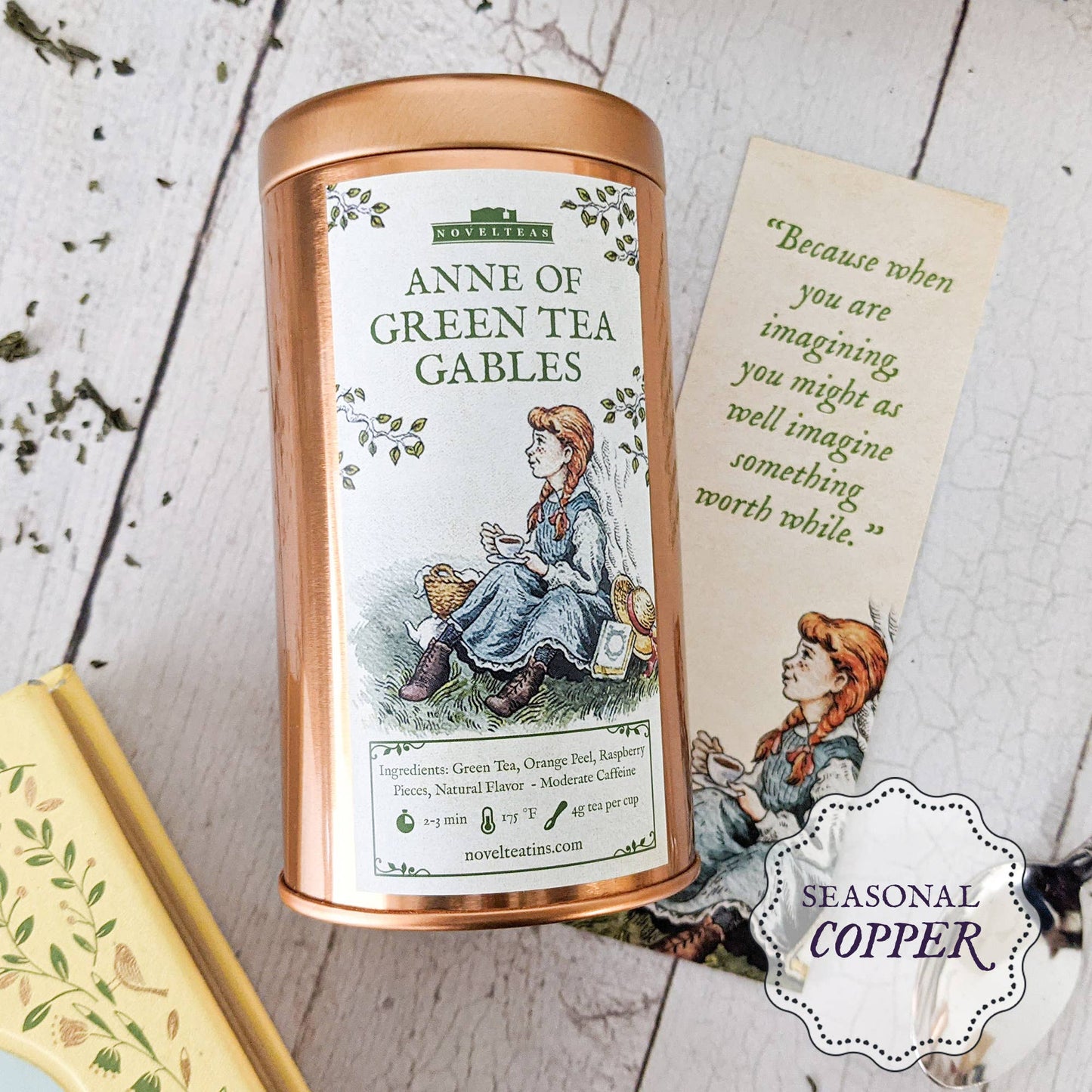 Anne of Green Tea Gables - Loose Tea Tin with Bookmark