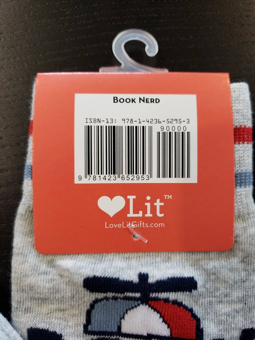 Book Nerd Socks (LoveLit Book Theme)