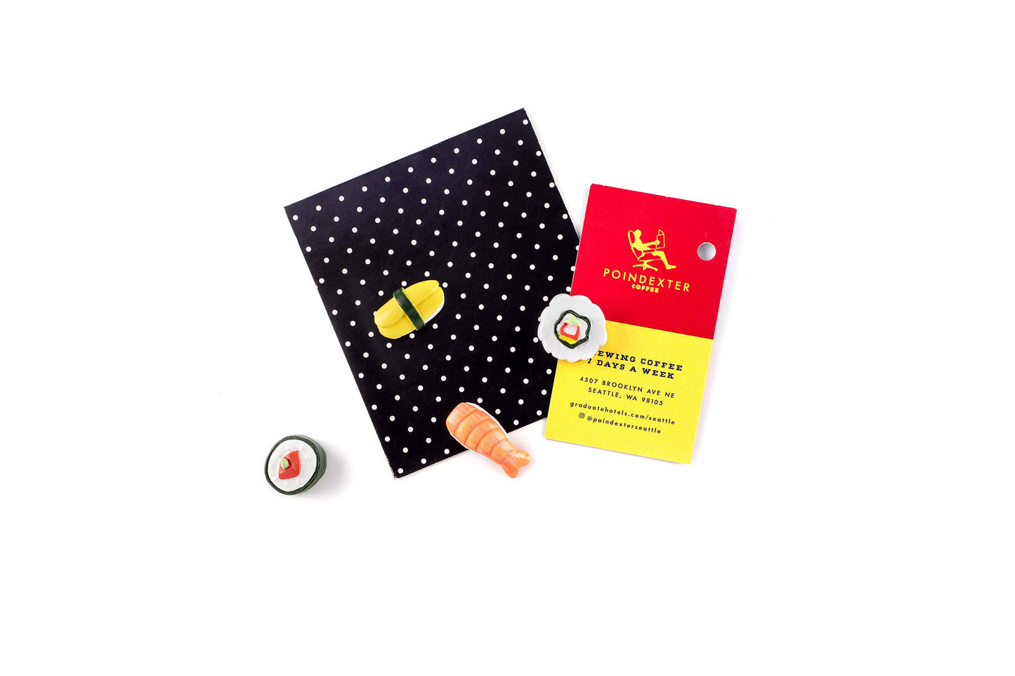 Colorful sushi magnets