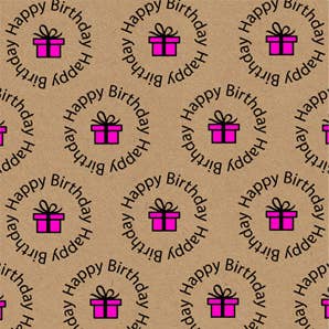 Eco-friendly Kraft wrapping paper (42 rolls) FSC™ Recyled