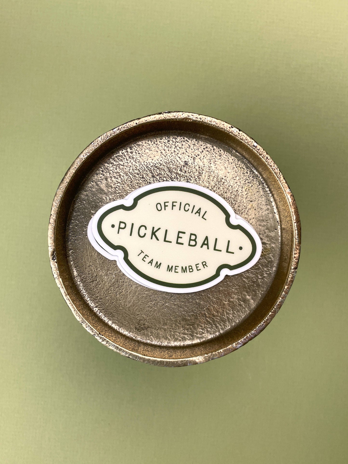 Official Pickleball Team Member Sticker