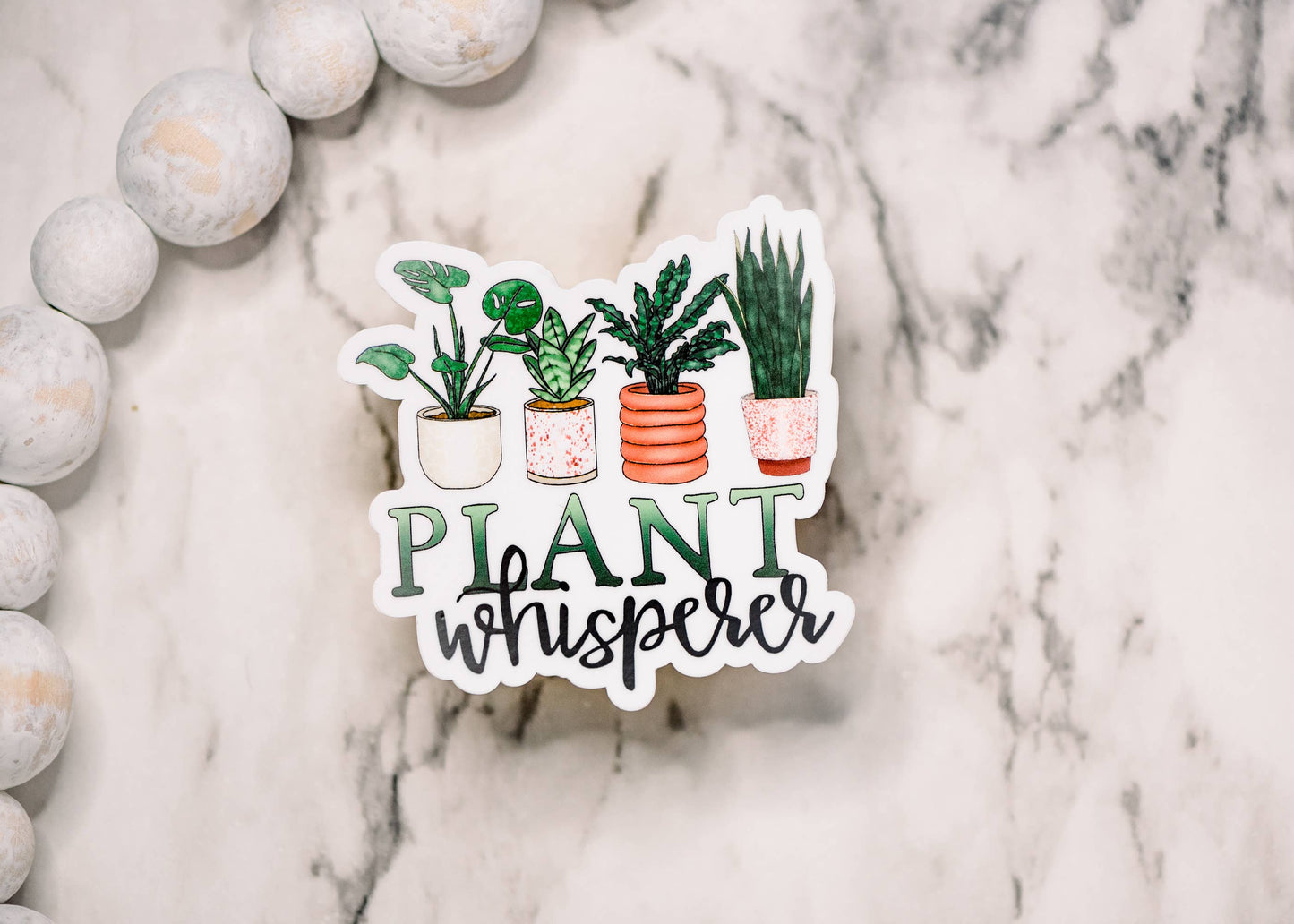 Plant Whisperer, Vinyl Sticker, 3x3 in.