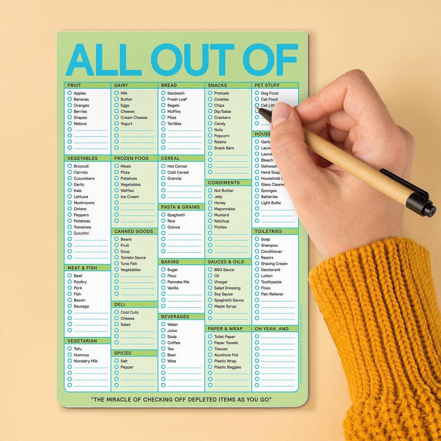 All Out Of Pad® with Magnet (Pastel Version / Original)