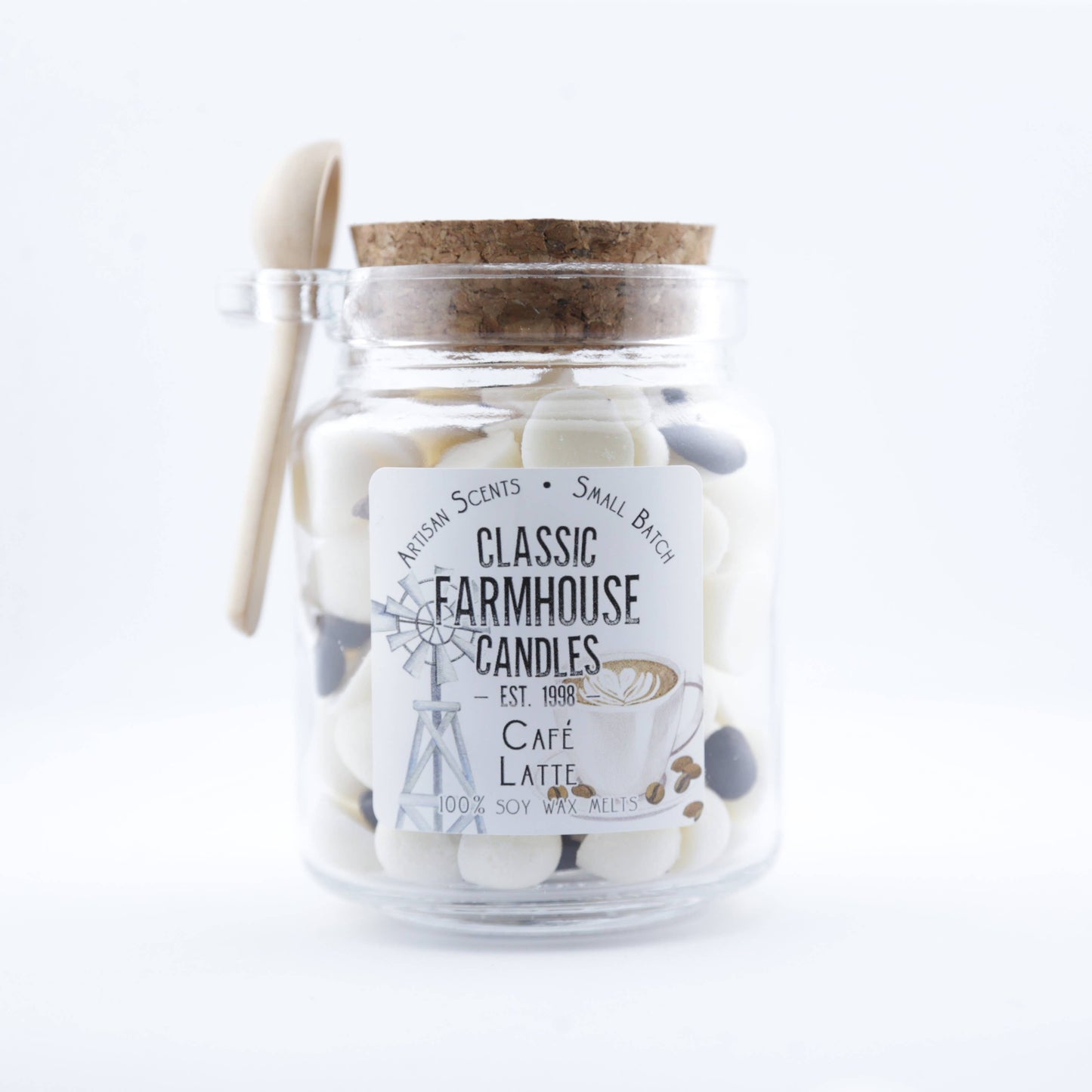Soy Wax Melt Jar - Cafe Latte