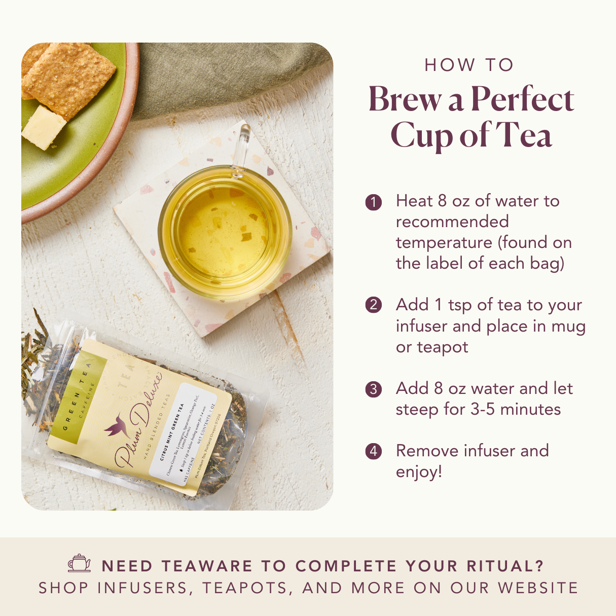 Peaches and Cream Oolong Tea - Loose Leaf Peach Tea