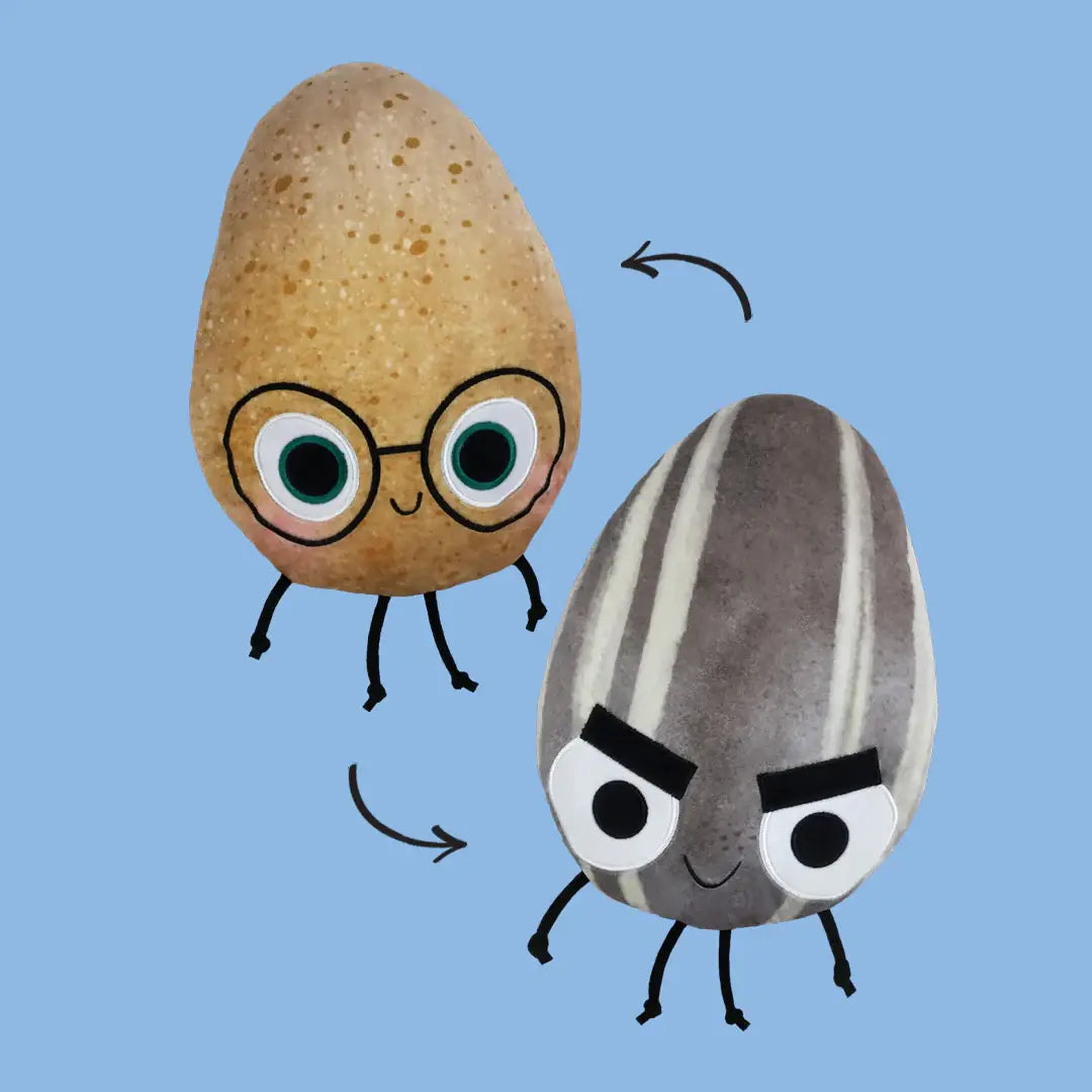 The Good Egg / The Bad Seed Flip Plush