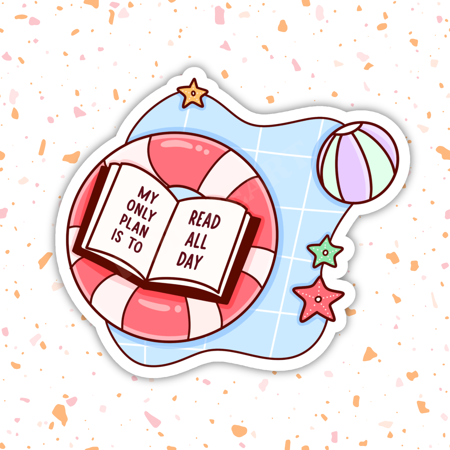 Summer Plans Vinyl Sticker ‚Äì Summer Book Lover