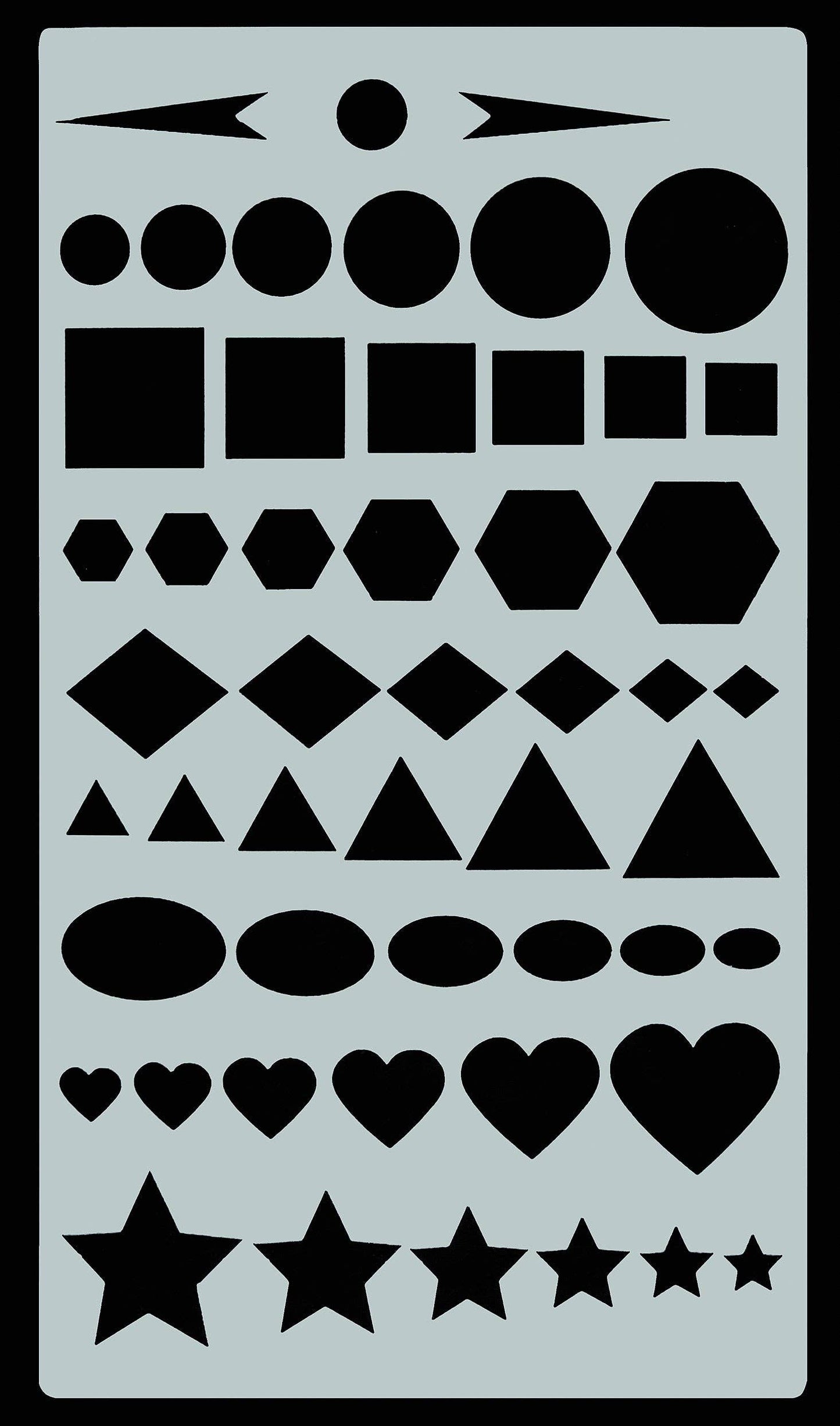 Essentials Dotted Journal Stencil Set