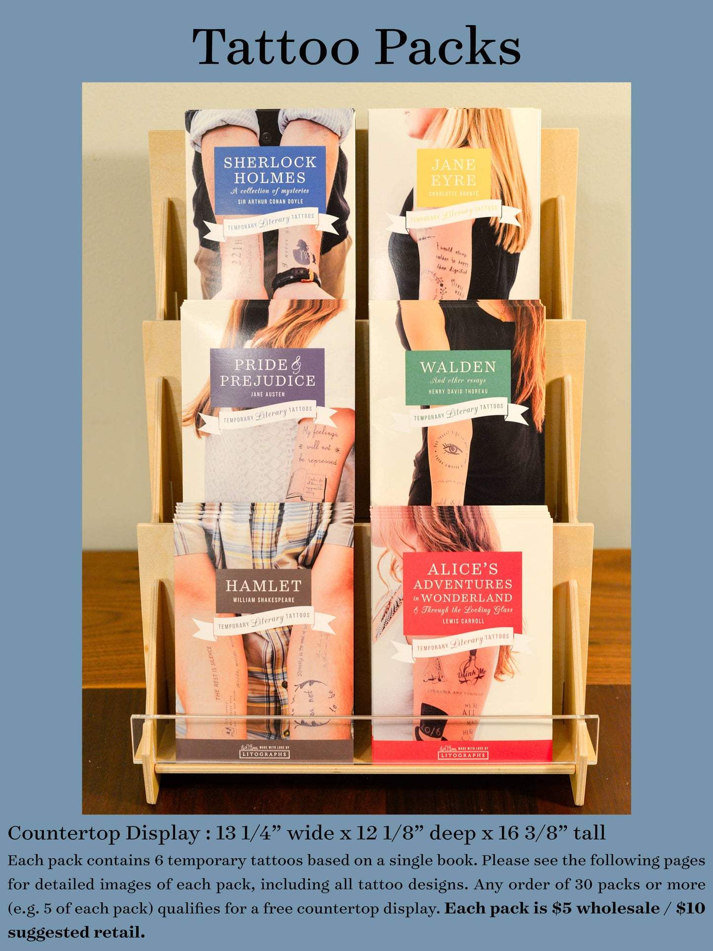 Pride and Prejudice - Tattoo Pack (6 designs)