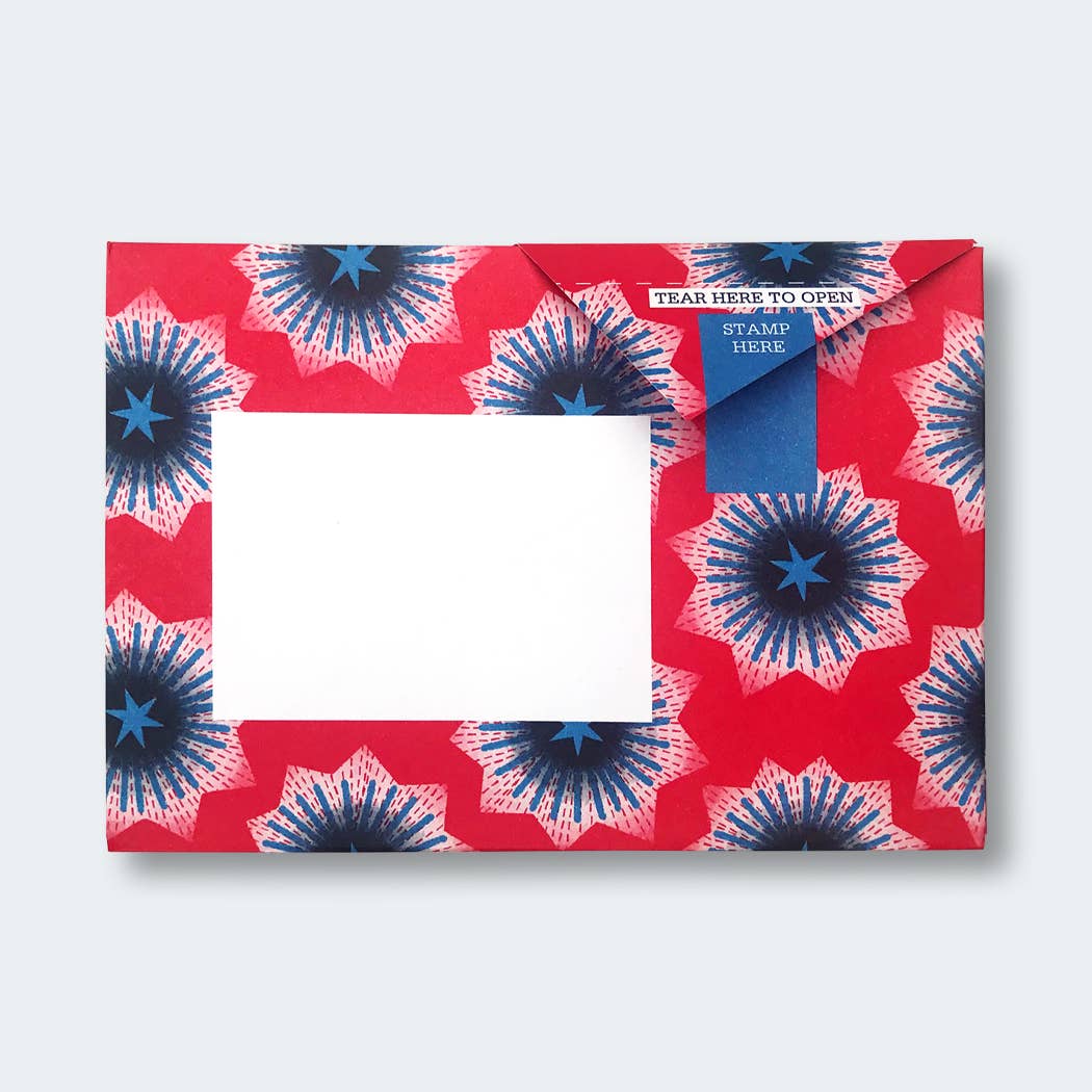 Starburst Pigeon letter pack