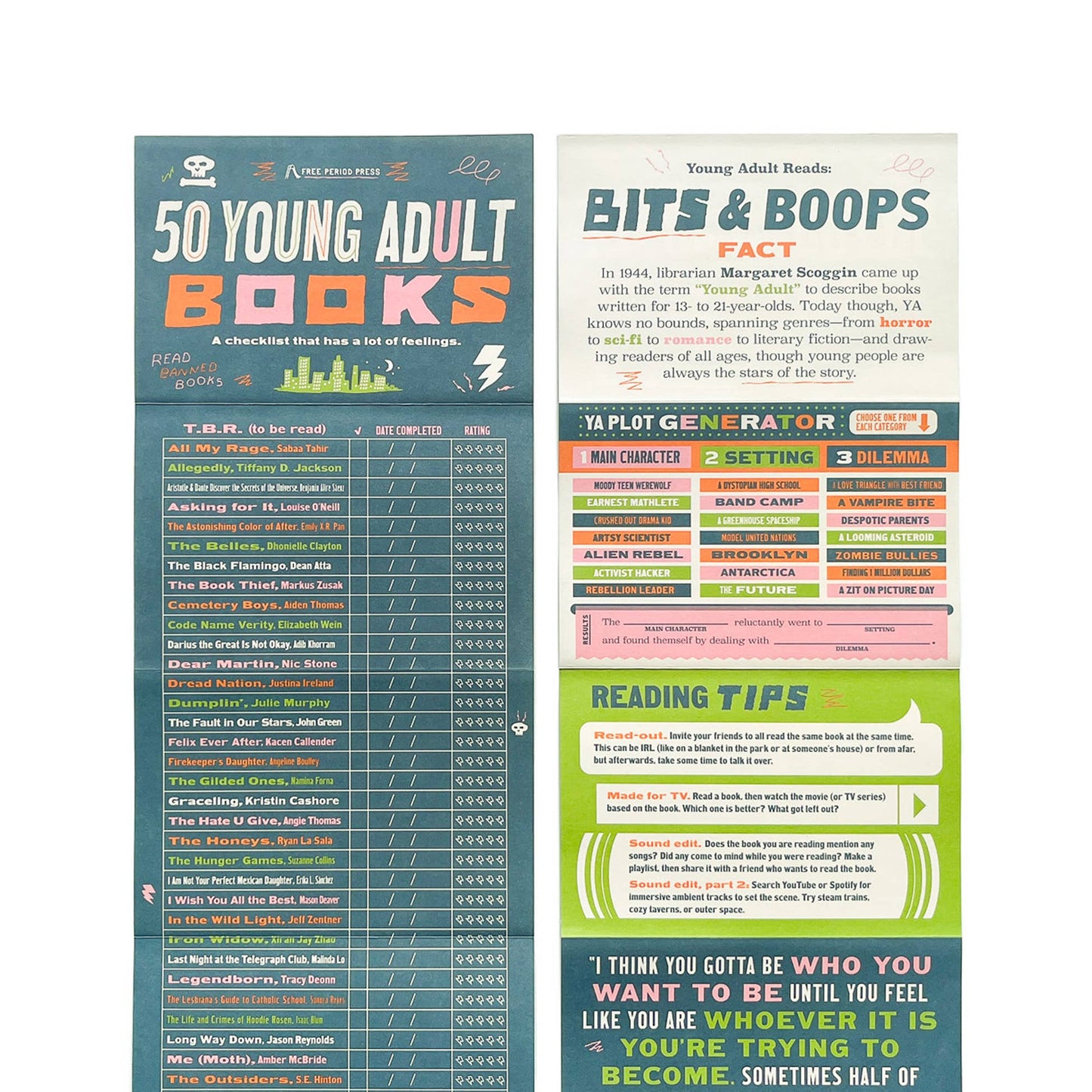 50 Young Adult (YA) Books: A Checklist With Lots of Feelings