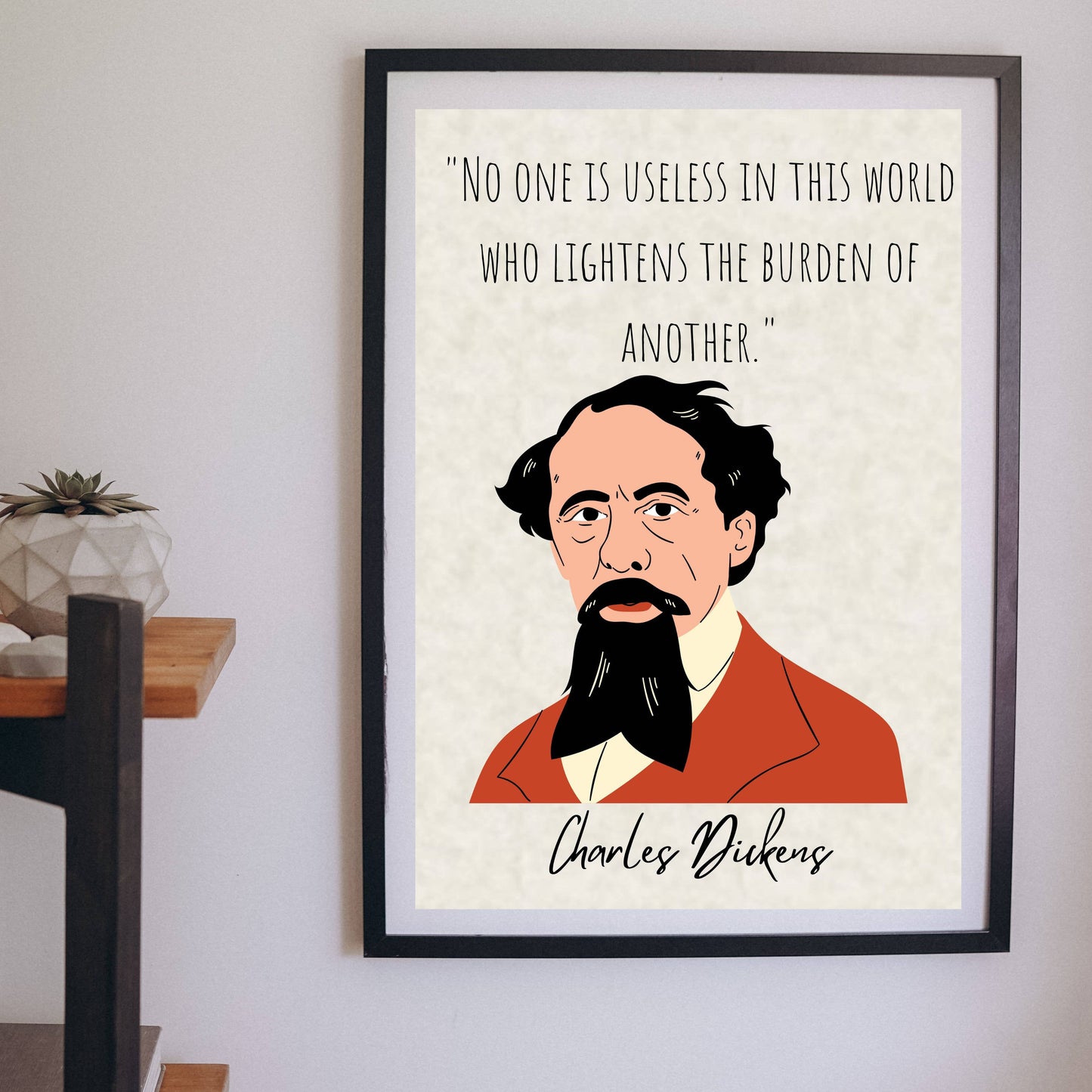 Author Series: Inspirational Quote Prints Vintage Styled