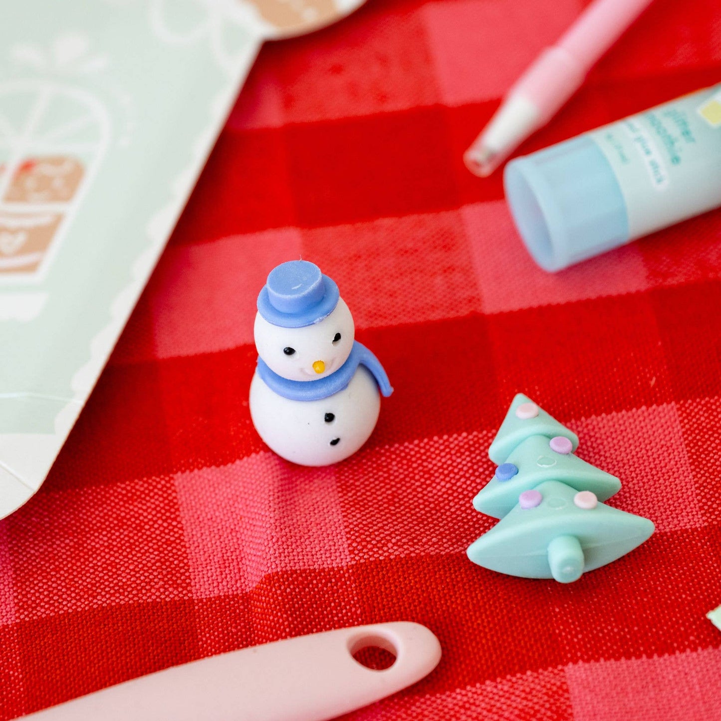 Christmas Eraser Set