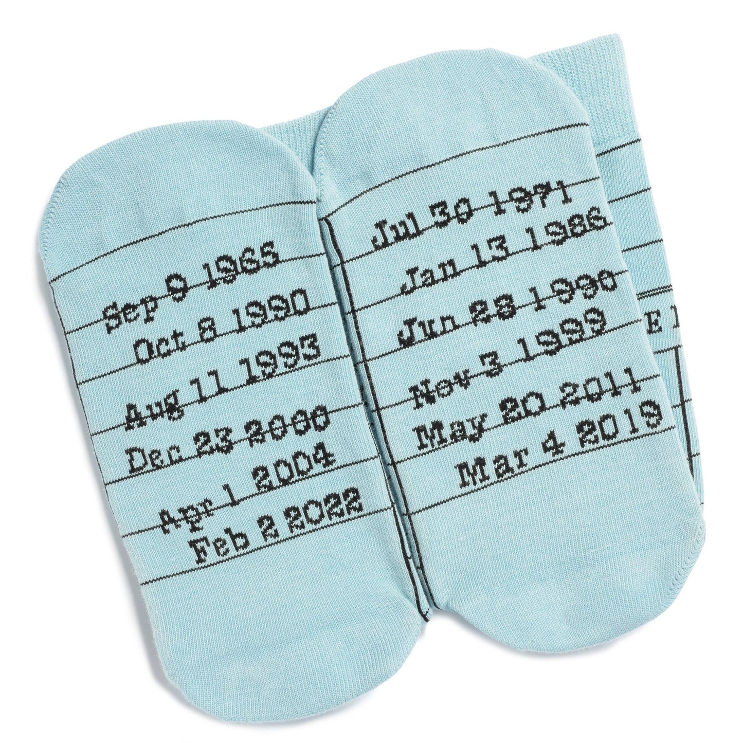 Library Card Socks