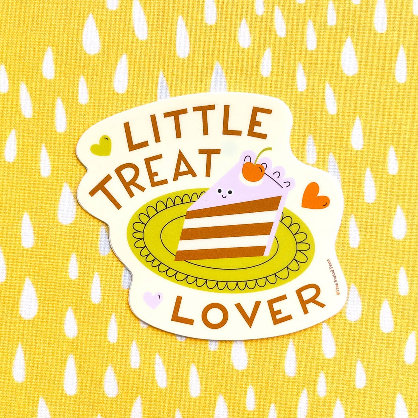 Little Treat Lover Cake Vinyl Decal Sticker