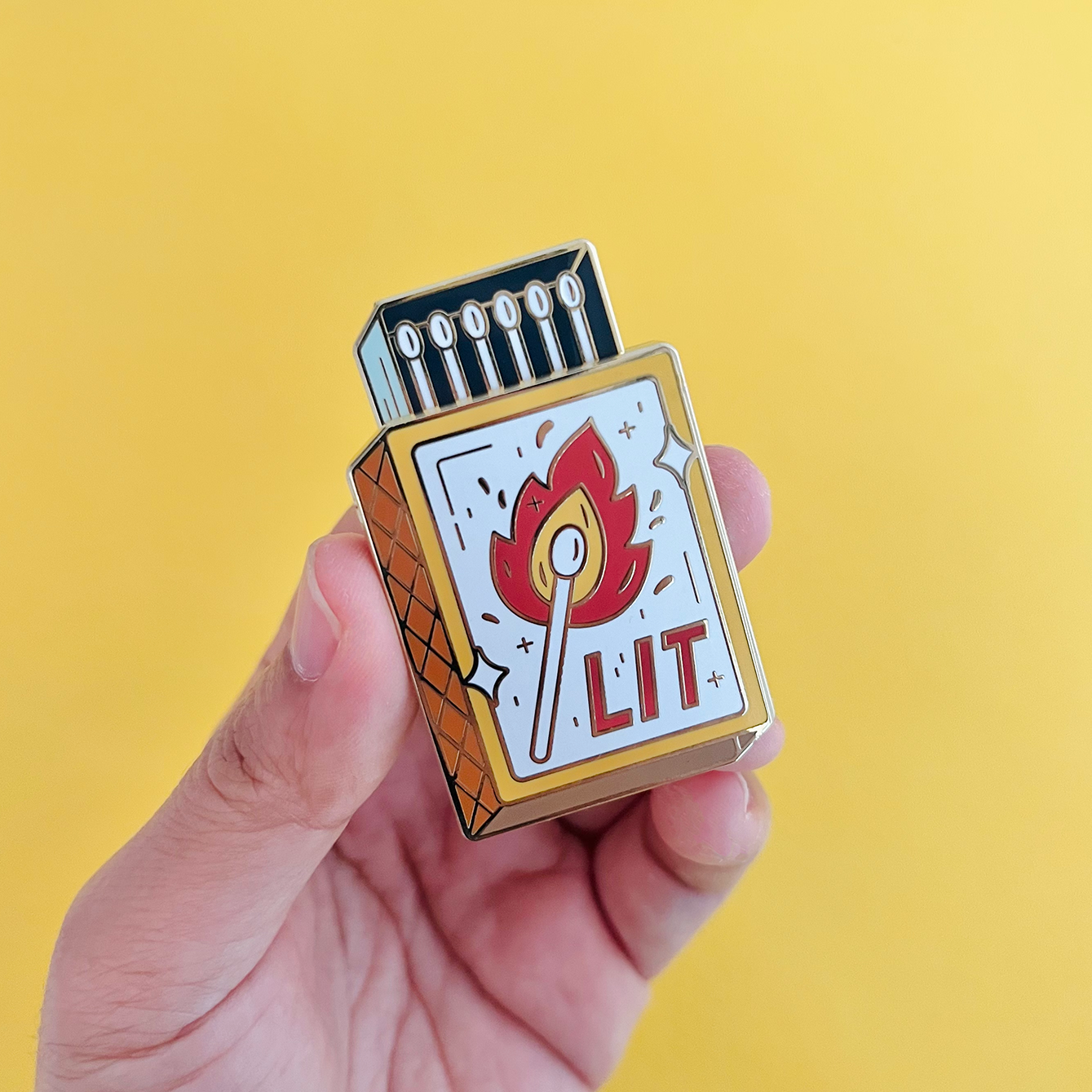 Lit Enamel Pin