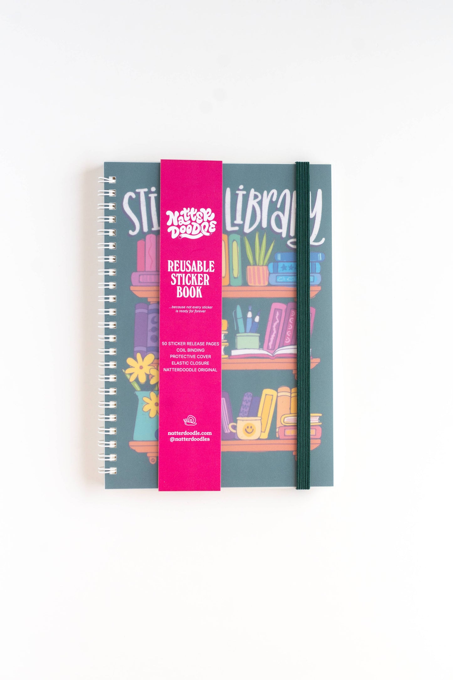 Sticker Library – Colorful Reading Reusable Sticker Book