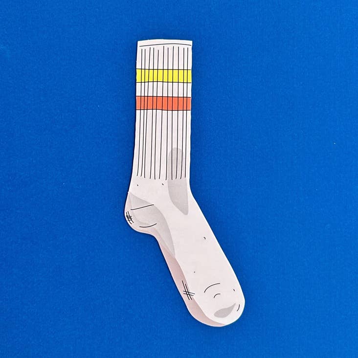 Sock Bookmark (it's die cut!)