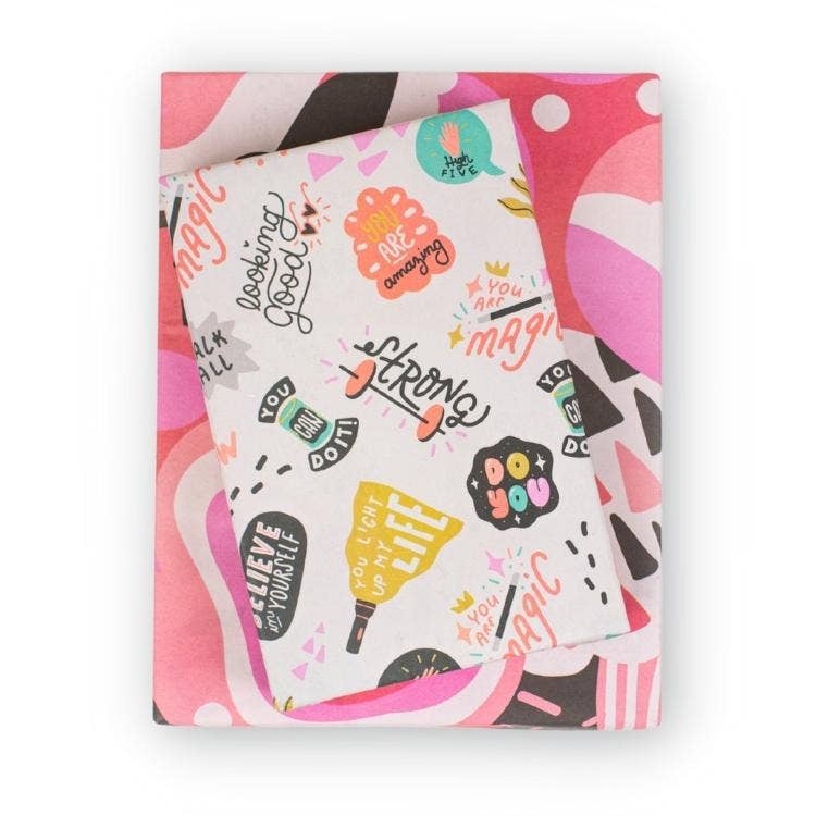 Positivity!¬†‚Ä¢ Double-Sided ‚Ä¢ Everyday Eco Wrapping Paper
