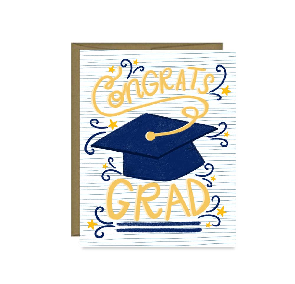 Congrats Grad, Graduation Card, High School, College