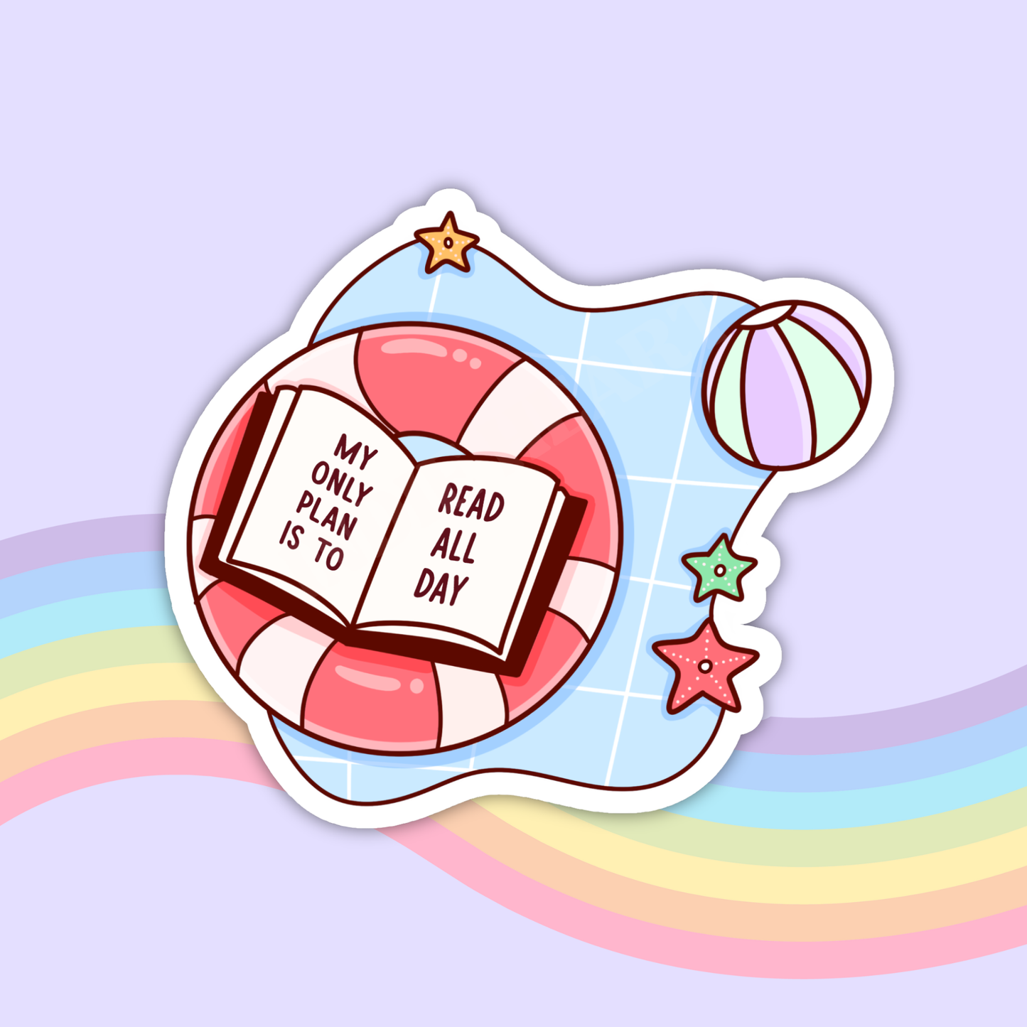 Summer Plans Vinyl Sticker ‚Äì Summer Book Lover