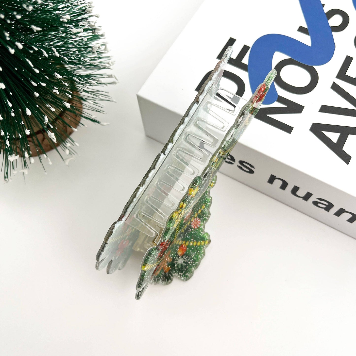 Christmas Tree Hair Clip,Christmas Claw Clip