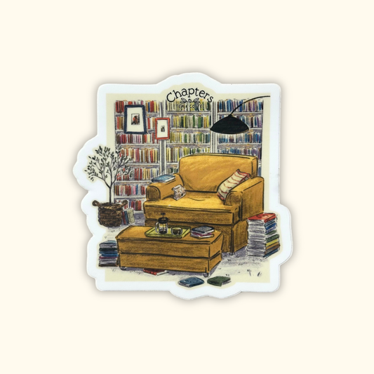 Cozy Reading Corner Sticker